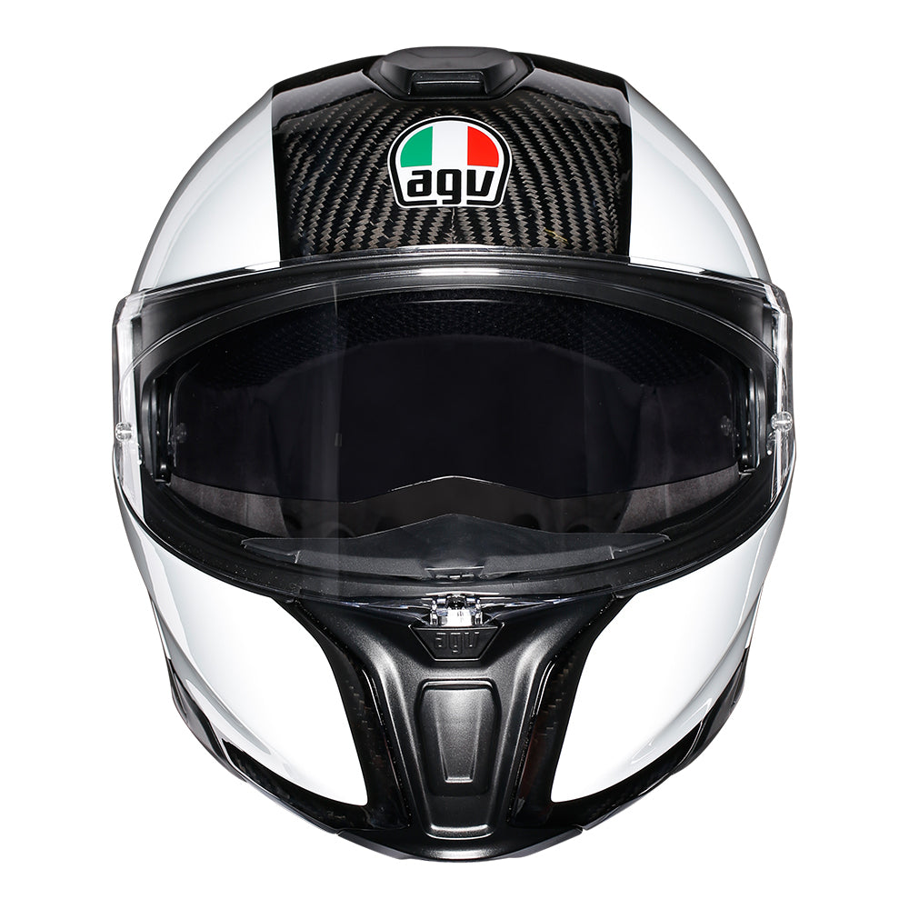 AGV SPORTMODULAR - CARBON/WHITE XXL