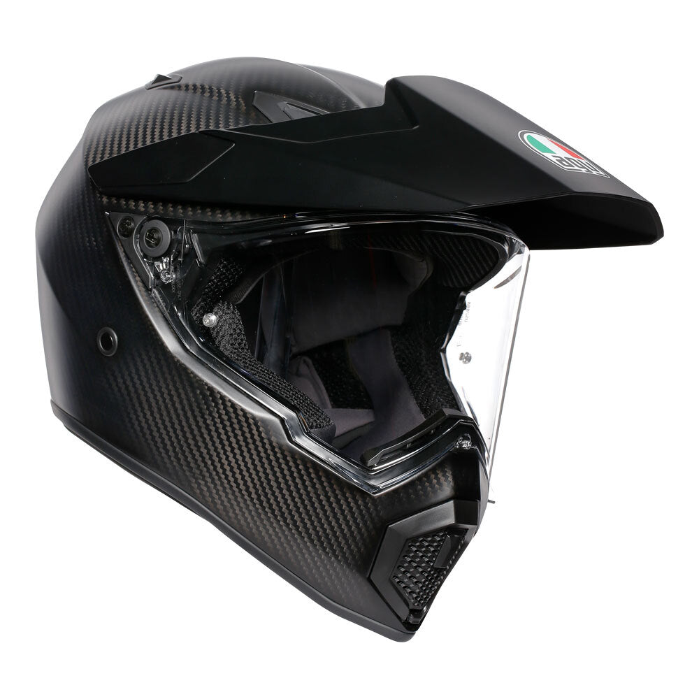 AGV AX9 - MATT CARBON ML