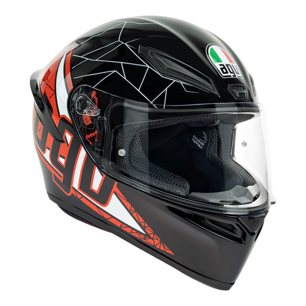 AGV K1 - SHIFT BLACK/RED MS