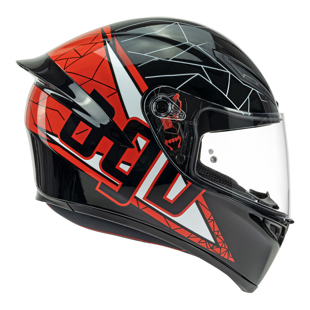 AGV K1 - SHIFT BLACK/RED MS