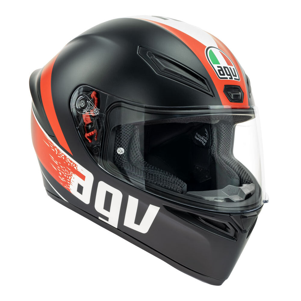 AGV K1 - GRIP MATT BLACK/RED ML
