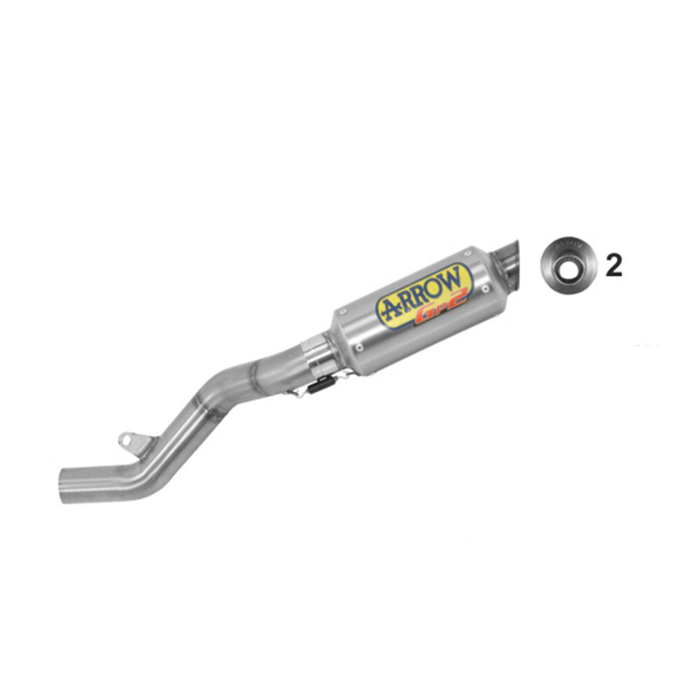 ARROW 71005GP - Silencer GP2 Series Titanium<br>KAWASAKI
