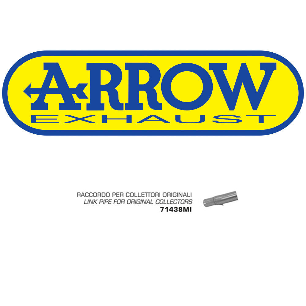 ARROW Link Pipe Stainless - 82-714-38MI