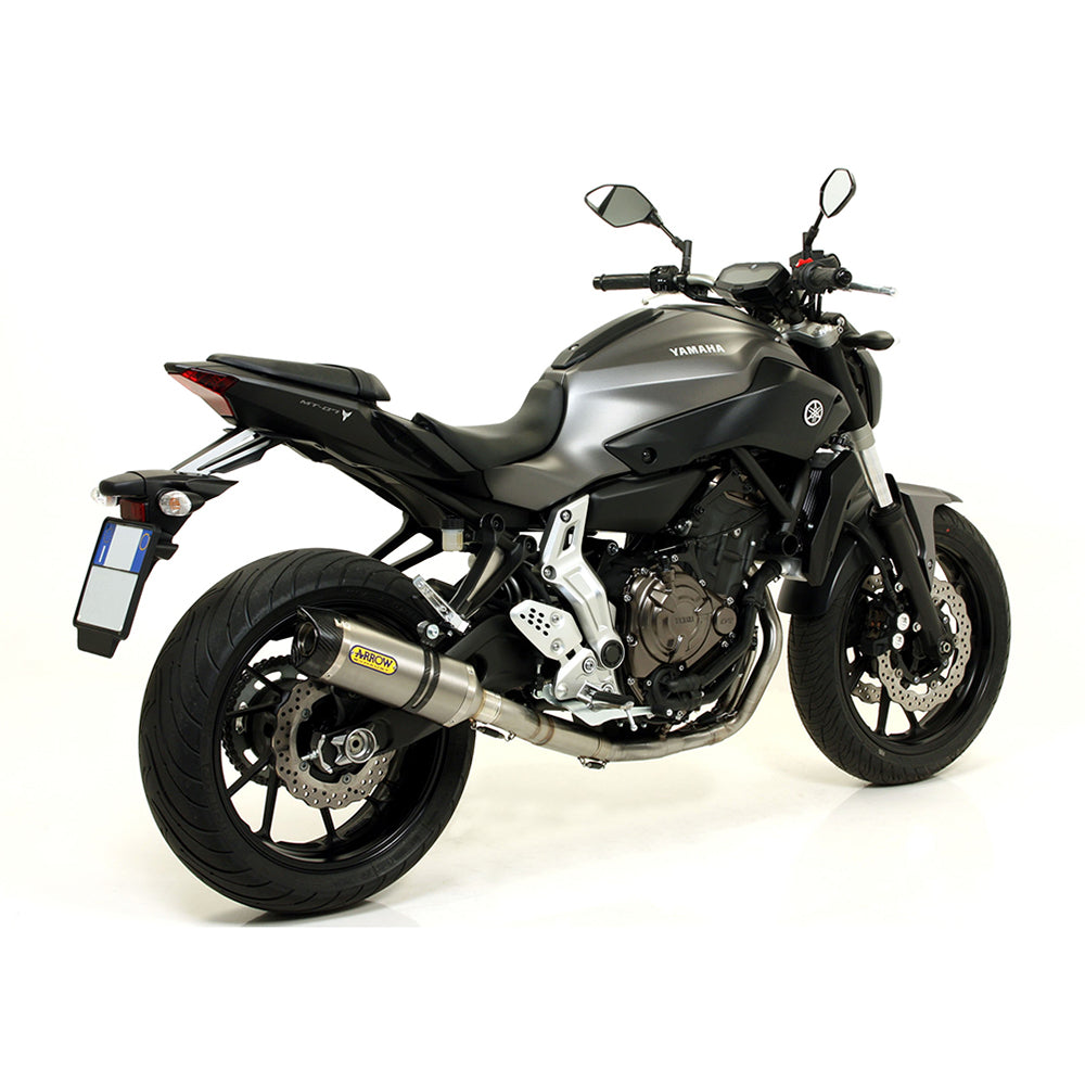 ARROW Silencer 71817PK : THUNDER Titanium with Carbon End Cap Yamaha MT-07