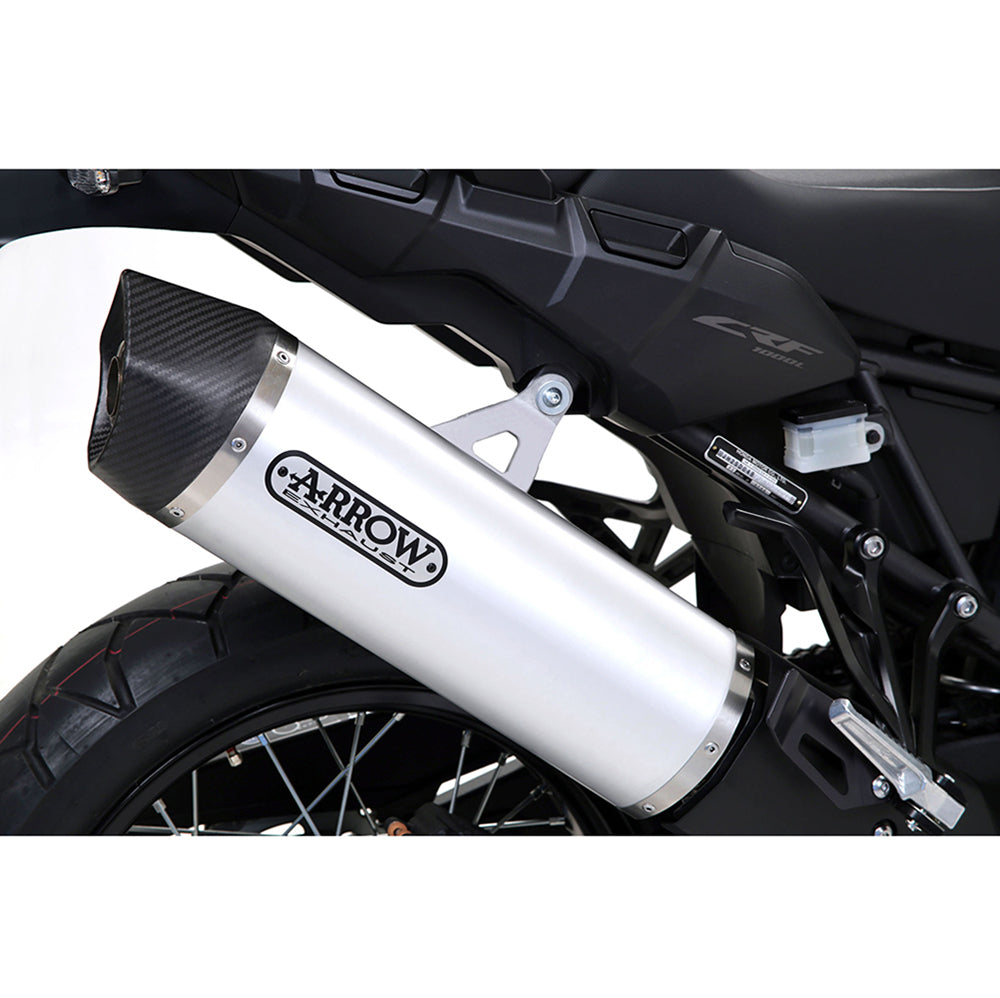 ARROW Silencer - MAXI RACE-TECH Aluminium with Carbon End Cap - 82-726-21AK