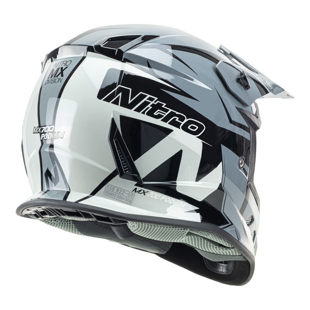 NITRO MX700 SATIN BLACK/GUNMETAL XL