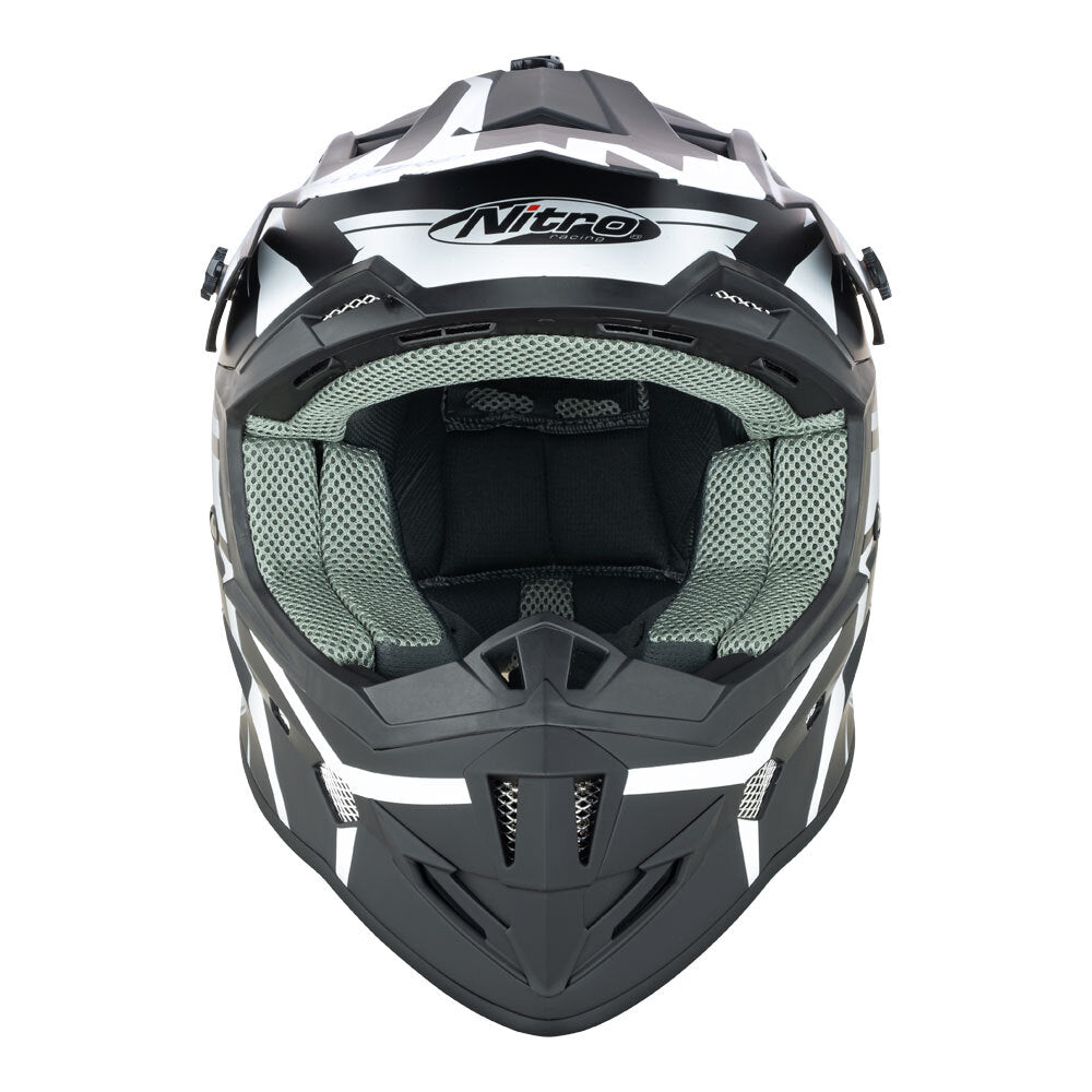 NITRO MX700 MATT BLACK/WHITE M