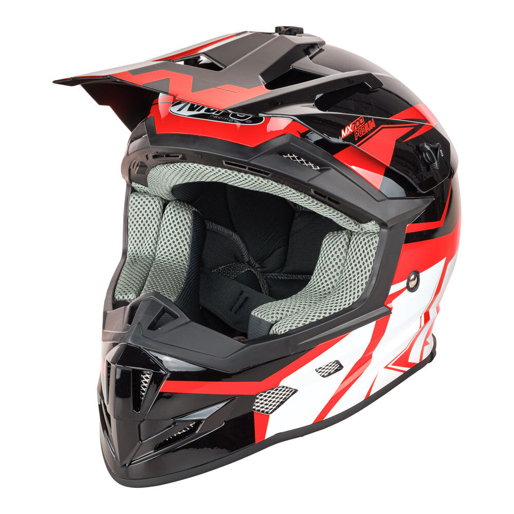 NITRO MX700 BLACK/RED/WHITE XL