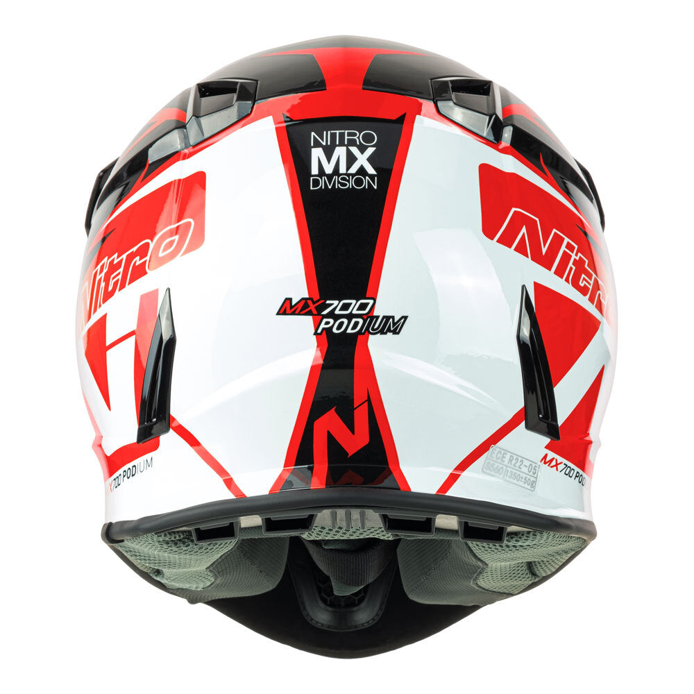 NITRO MX700 BLACK/RED/WHITE XL