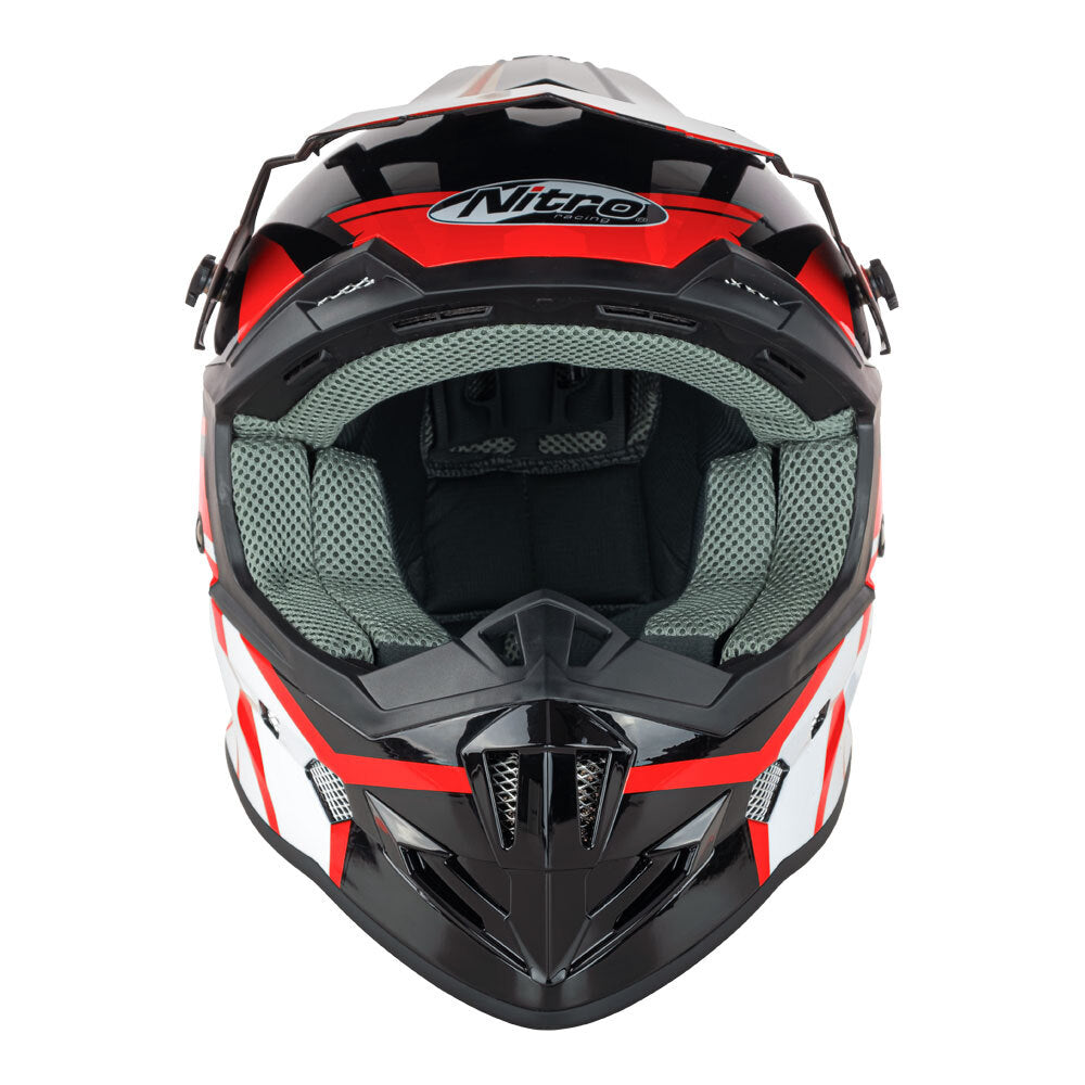 NITRO MX700 BLACK/RED/WHITE XL