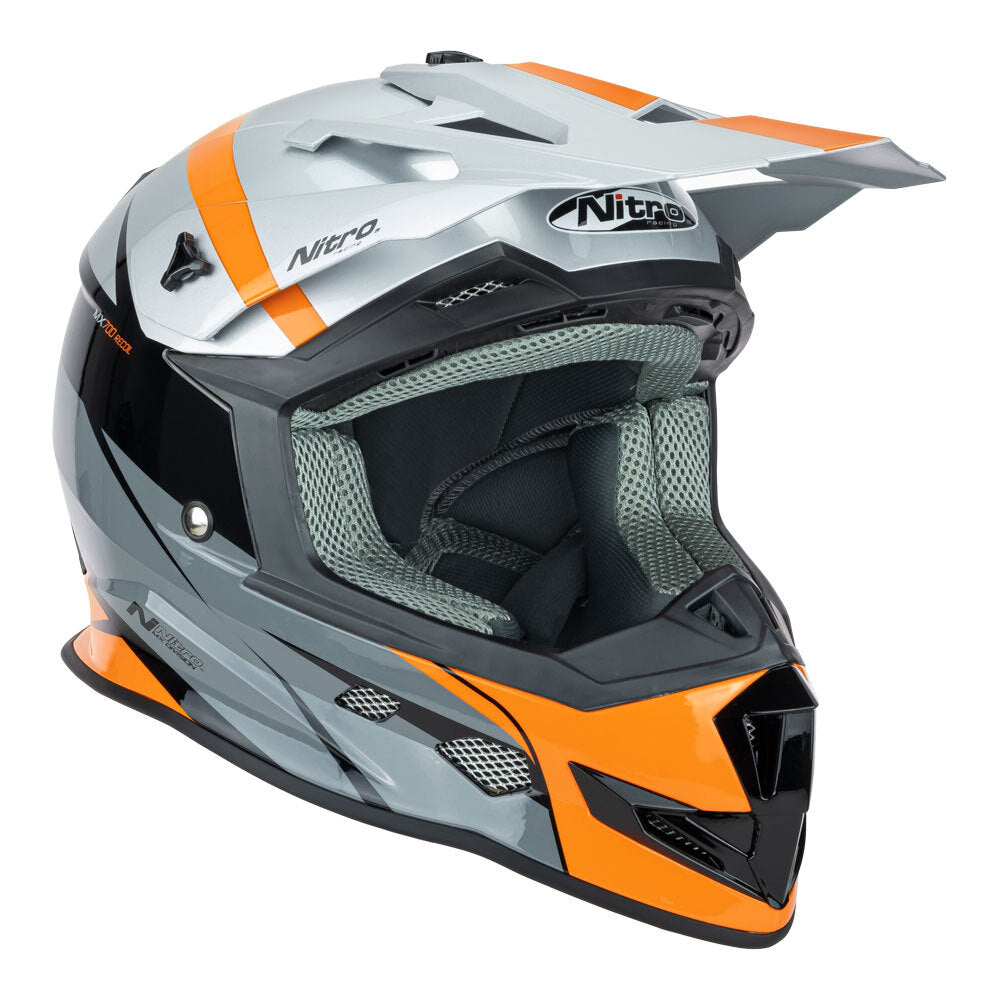 NITRO MX700 RECOIL GREY/BLACK/ORANGE M