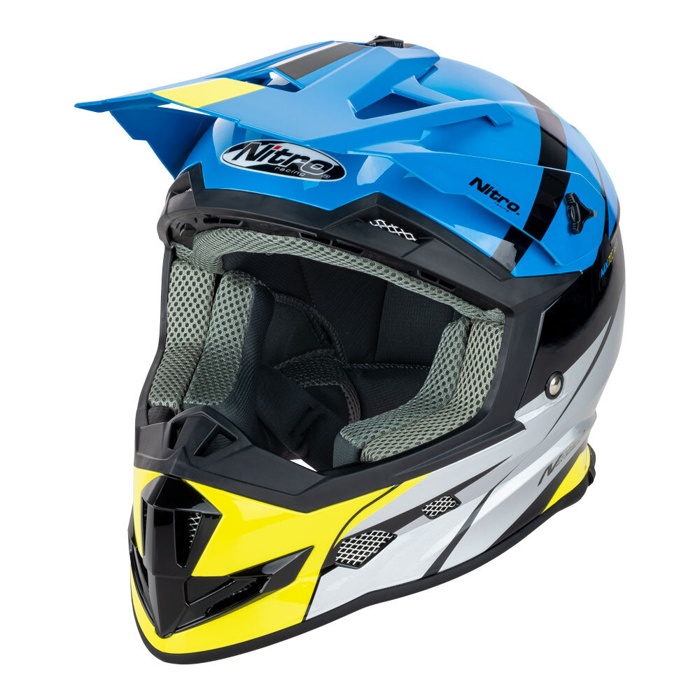 NITRO MX700 RECOIL BLUE/BLACK/GREY/FLURO XS