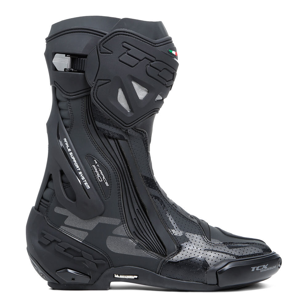 TCX RT-RACE PRO AIR BOOTS BLACK/ REFLEX 38