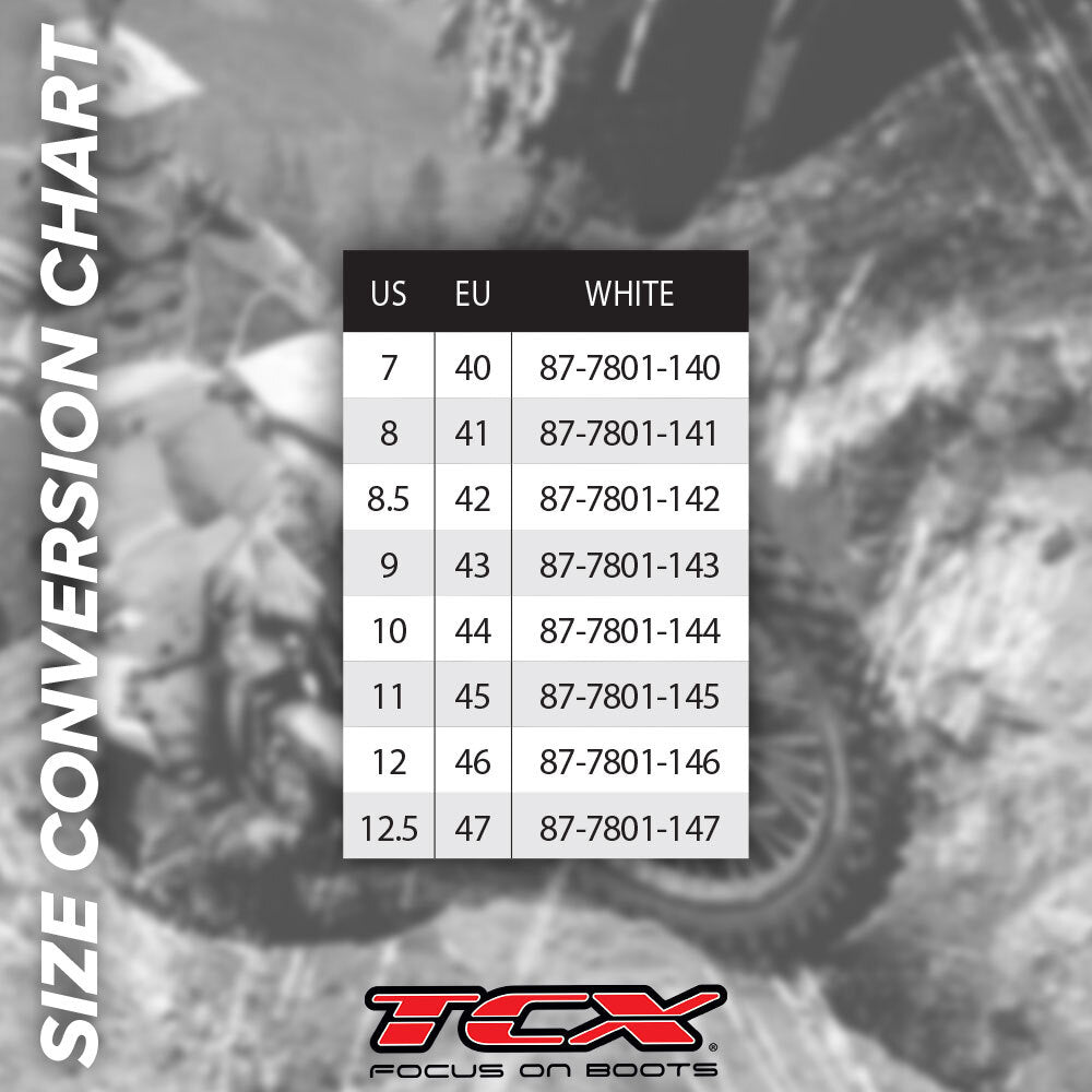 TCX - TCS® SPEEDWAY BOOTS WHITE EU 42
