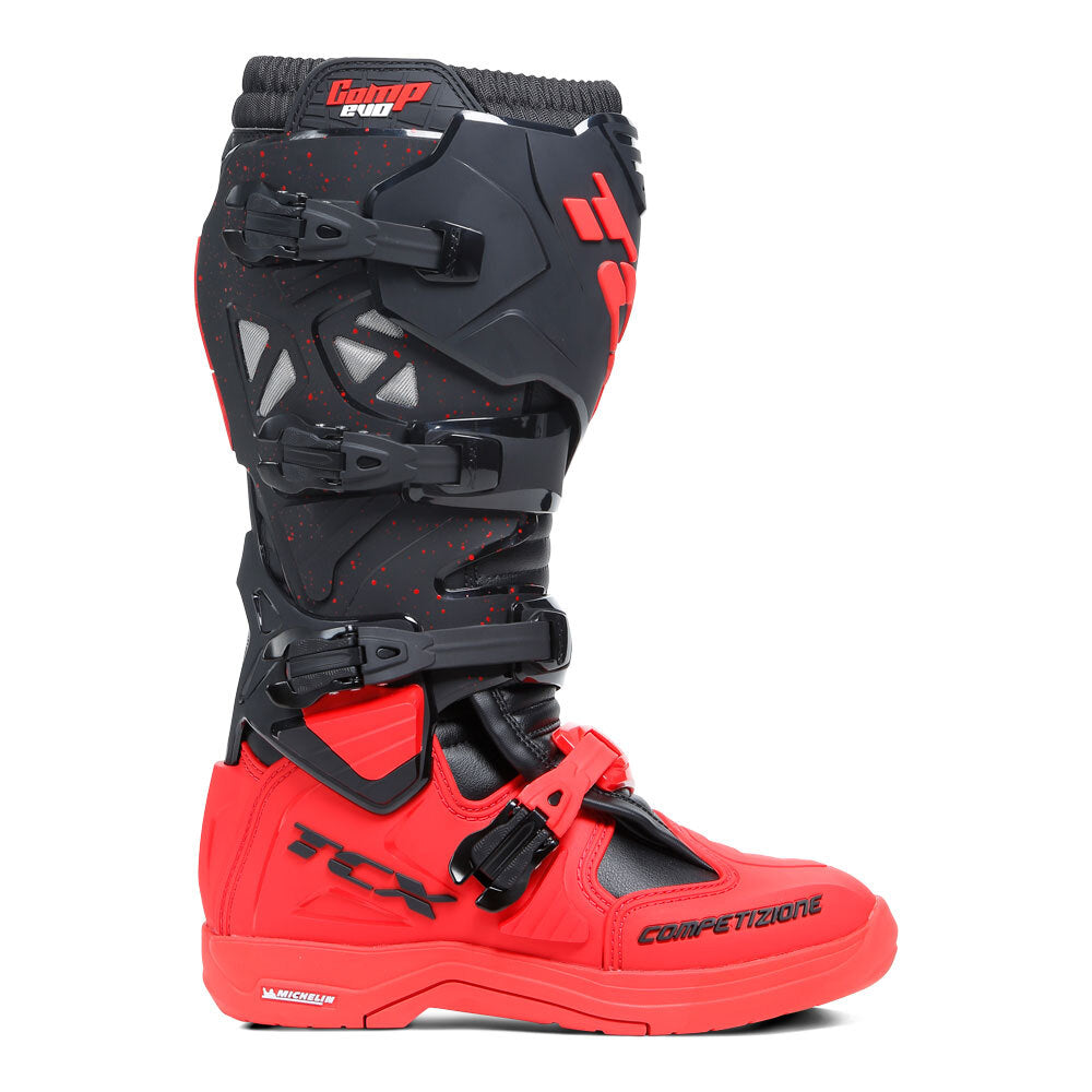 TCX COMP EVO 2 MICHELIN® BOOTS BLACK/ RED EU 47