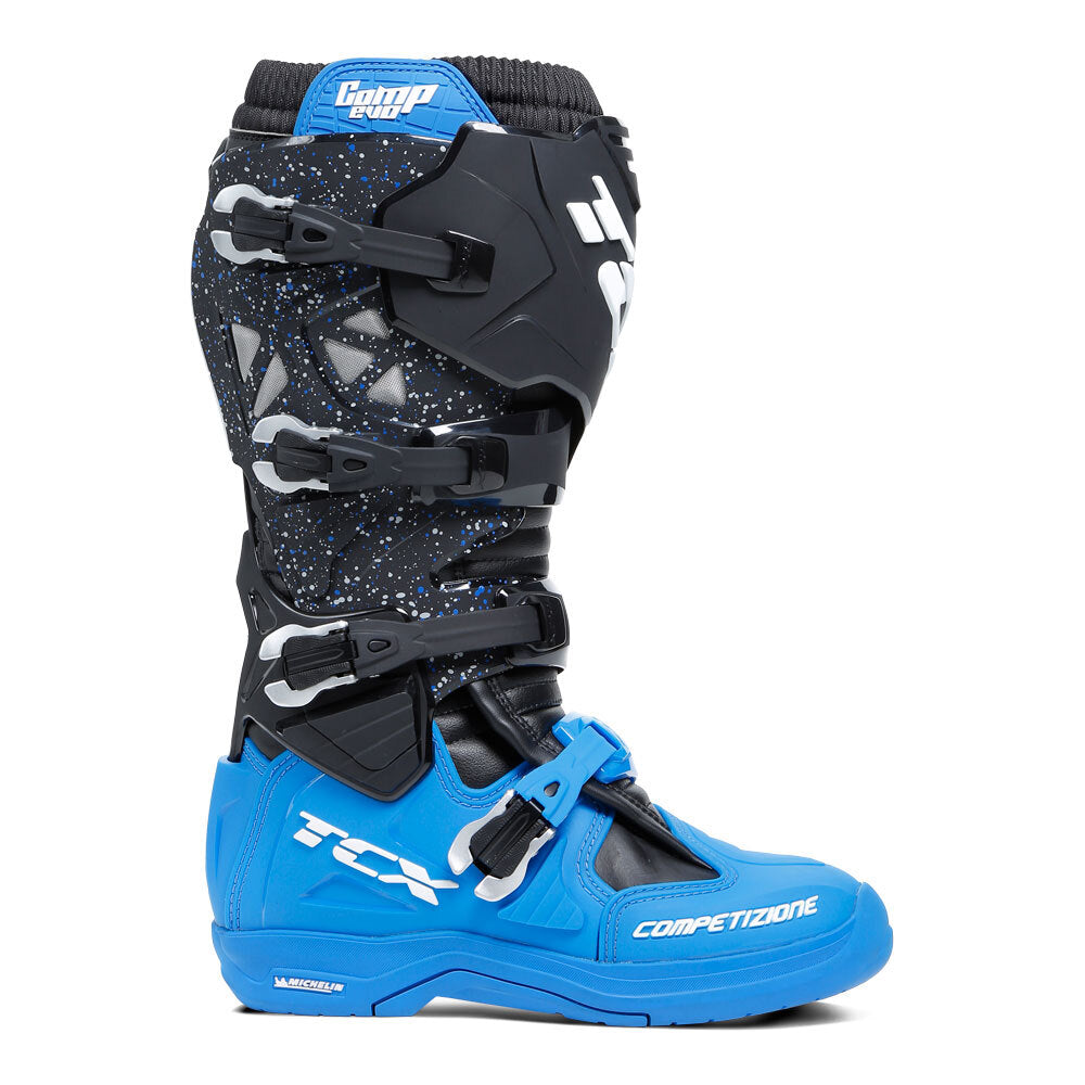 TCX COMP EVO 2 MICHELIN® BOOTS BLACK/ BLUE 48