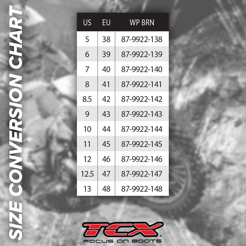 TCX BAJA MID WATERPROOF BOOTS BROWN EU 43