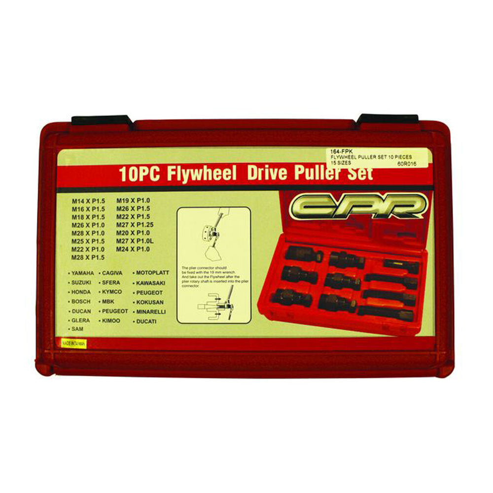 CPR Flywheel Puller Kit 10 Piece 15 Sizes
