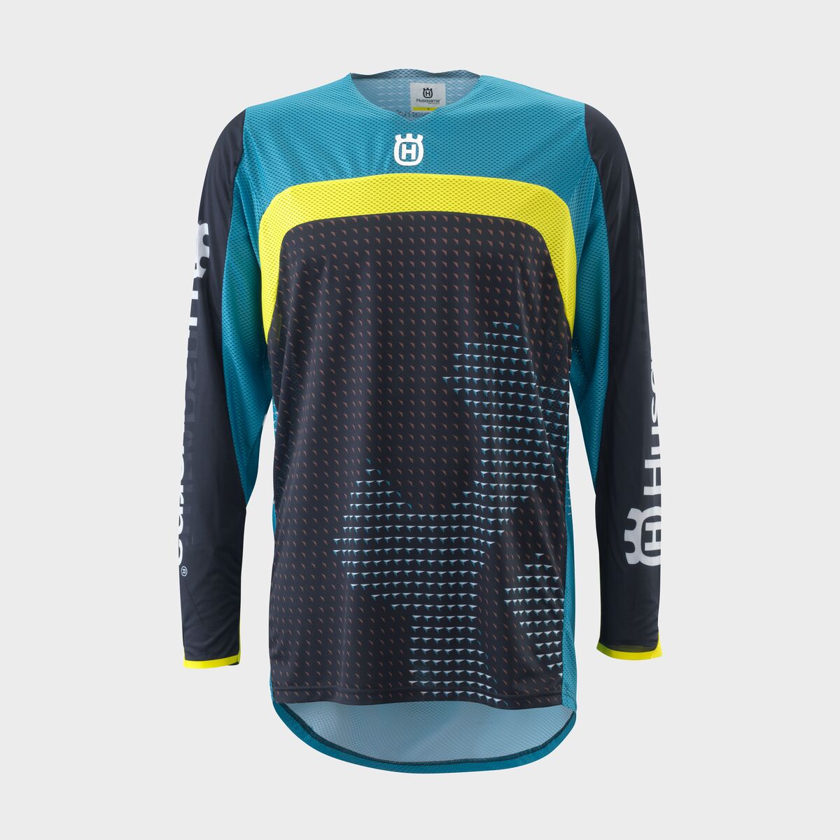 Husqvarna Railed Shirt Pro - White or Blue/Yellow