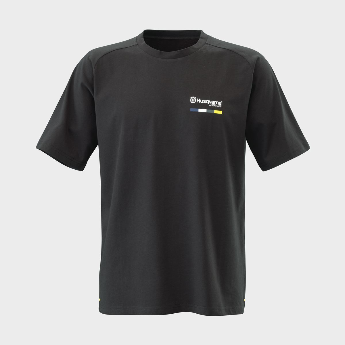Husqvarna Striped Tee Black