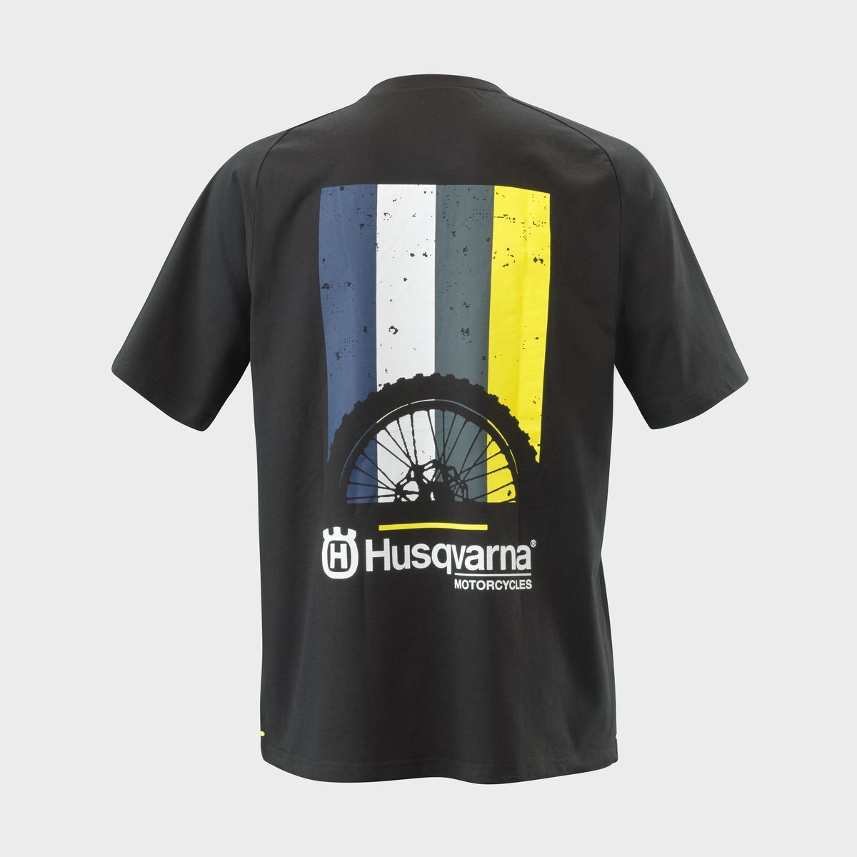 Husqvarna Striped Tee Black