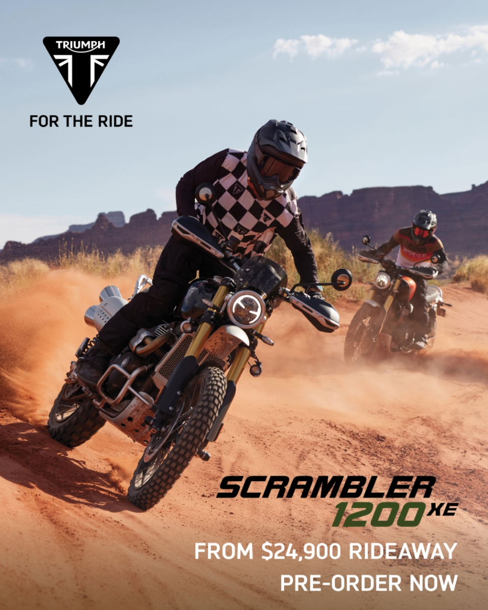 Triumph launches 2024 Scrambler line up, and new Scrambler X