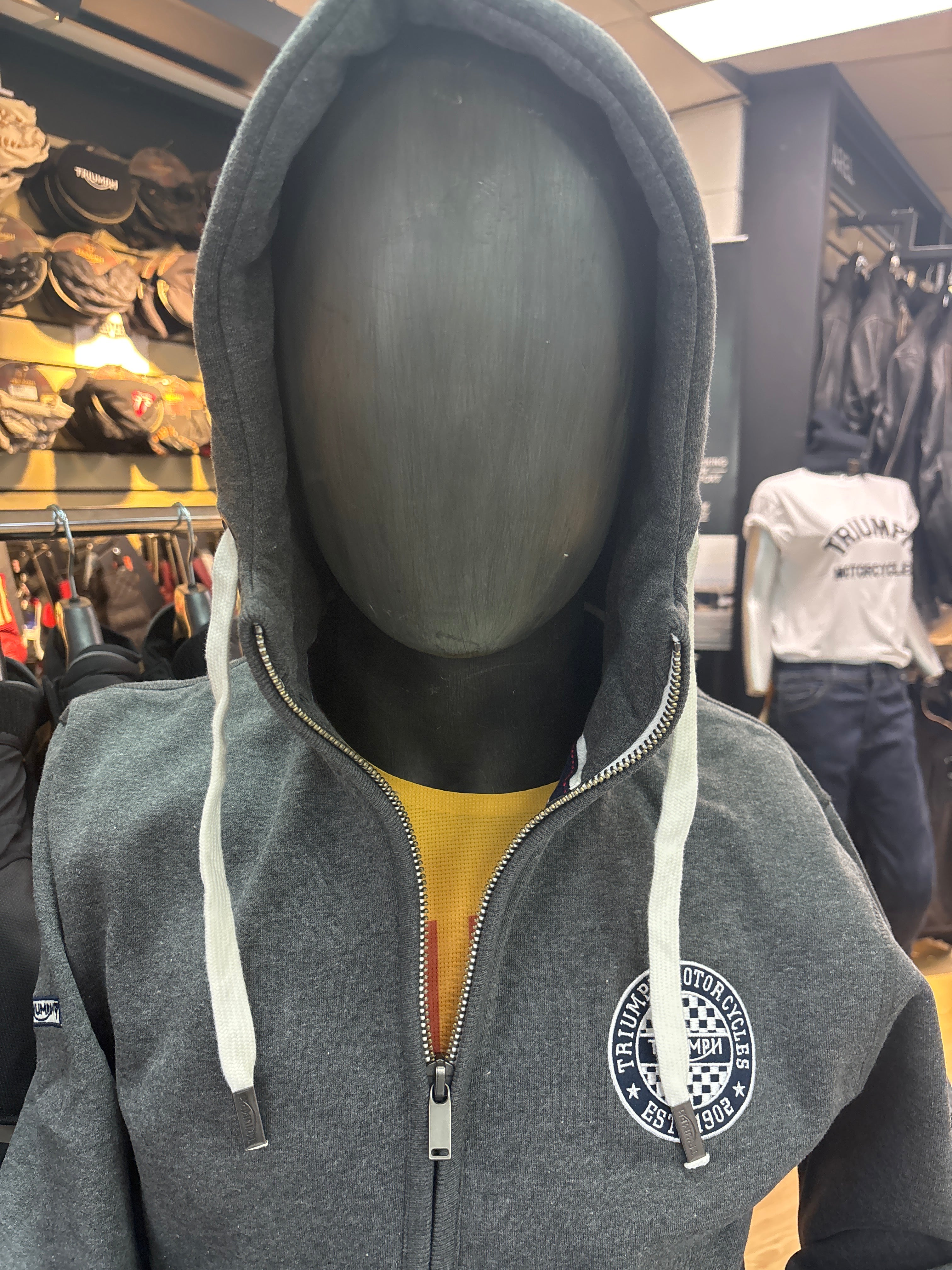 Triumph 02 Zip Thru Jumper with Hood - Size M