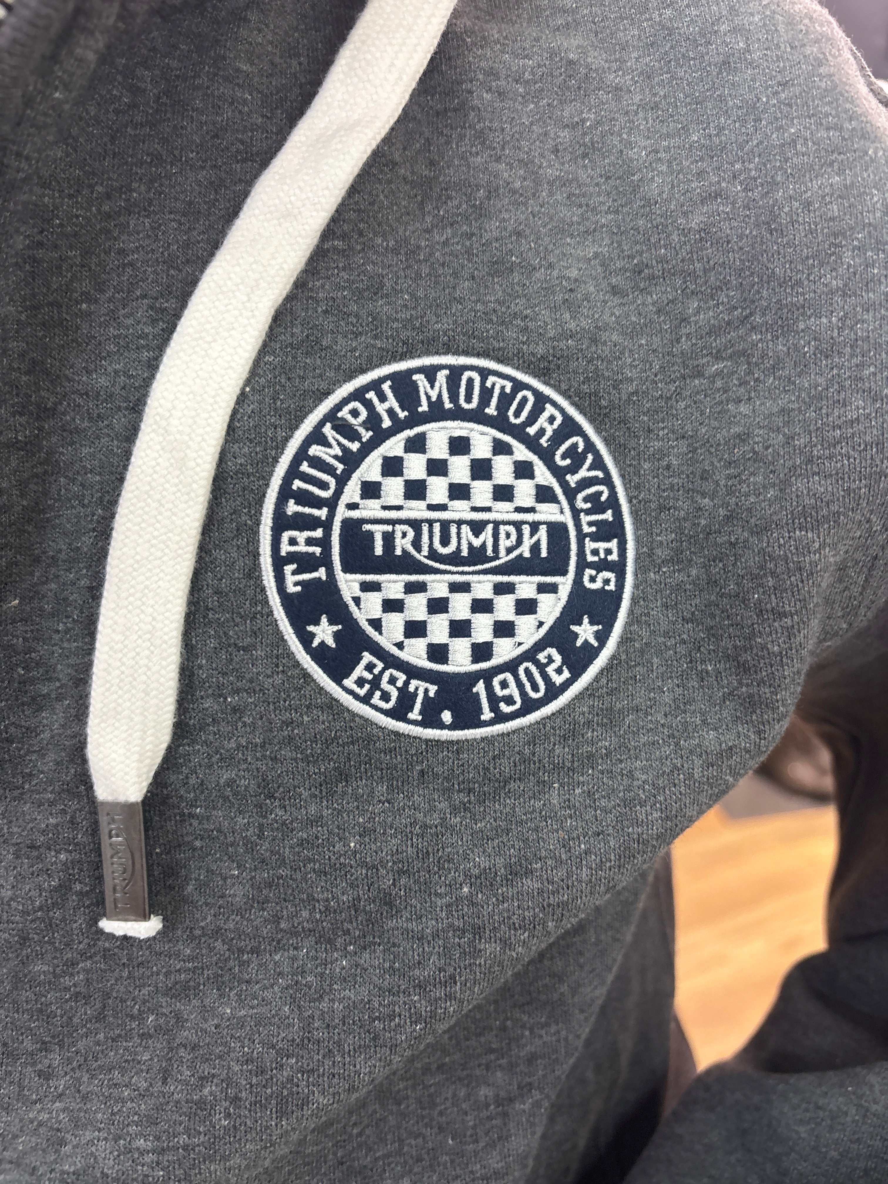 Triumph 02 Zip Thru Jumper with Hood - Size M