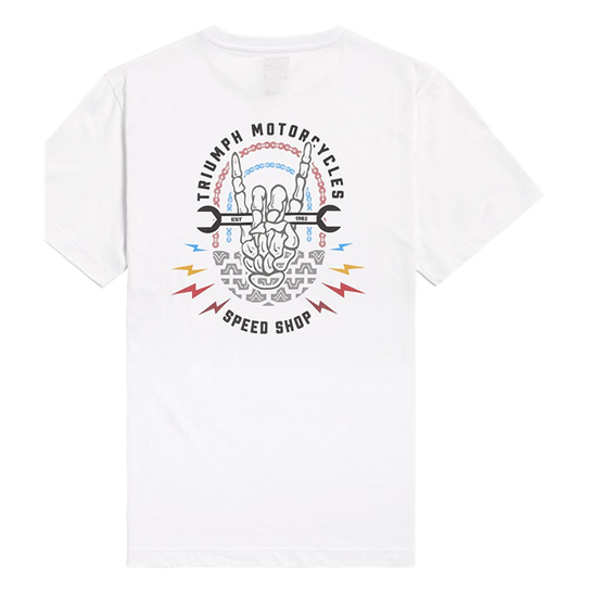 Triumph RAD Graphic Tee - Black or White, Mens or Ladies