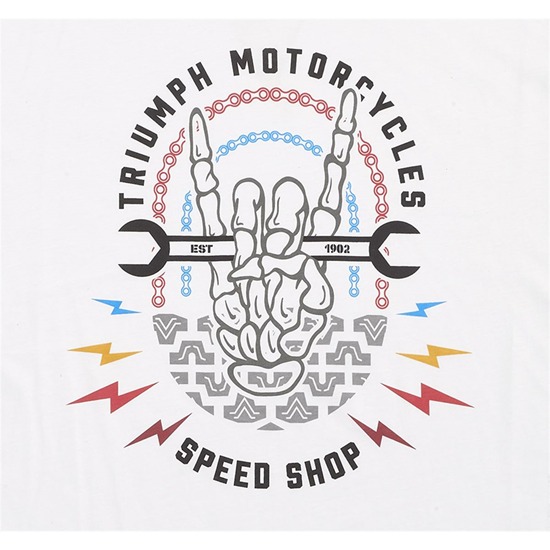 Triumph RAD Graphic Tee - Black or White, Mens or Ladies