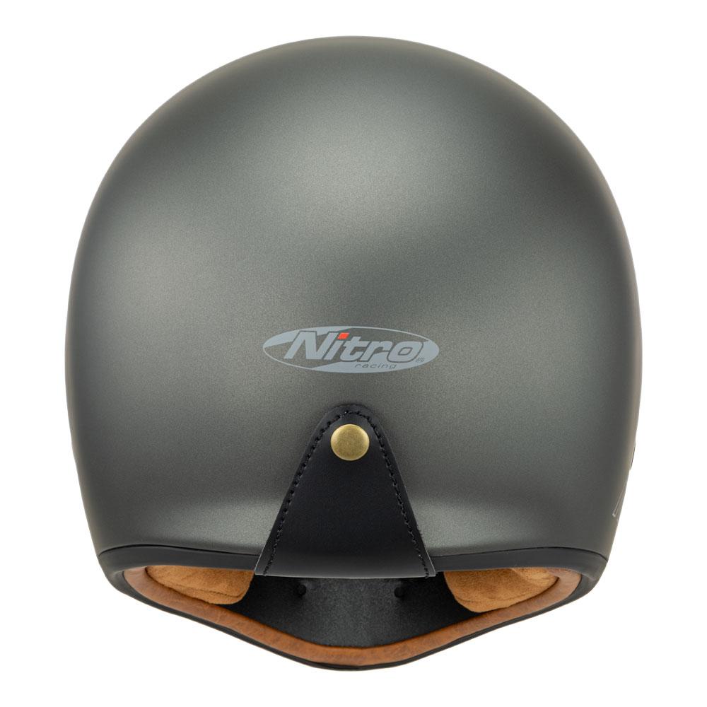 NITRO MX502 RETRO MX SATIN GRAPHITE HELMET