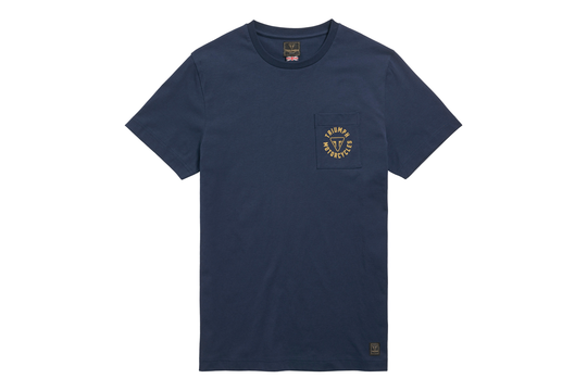 Triumph Newlyn Navy Tee