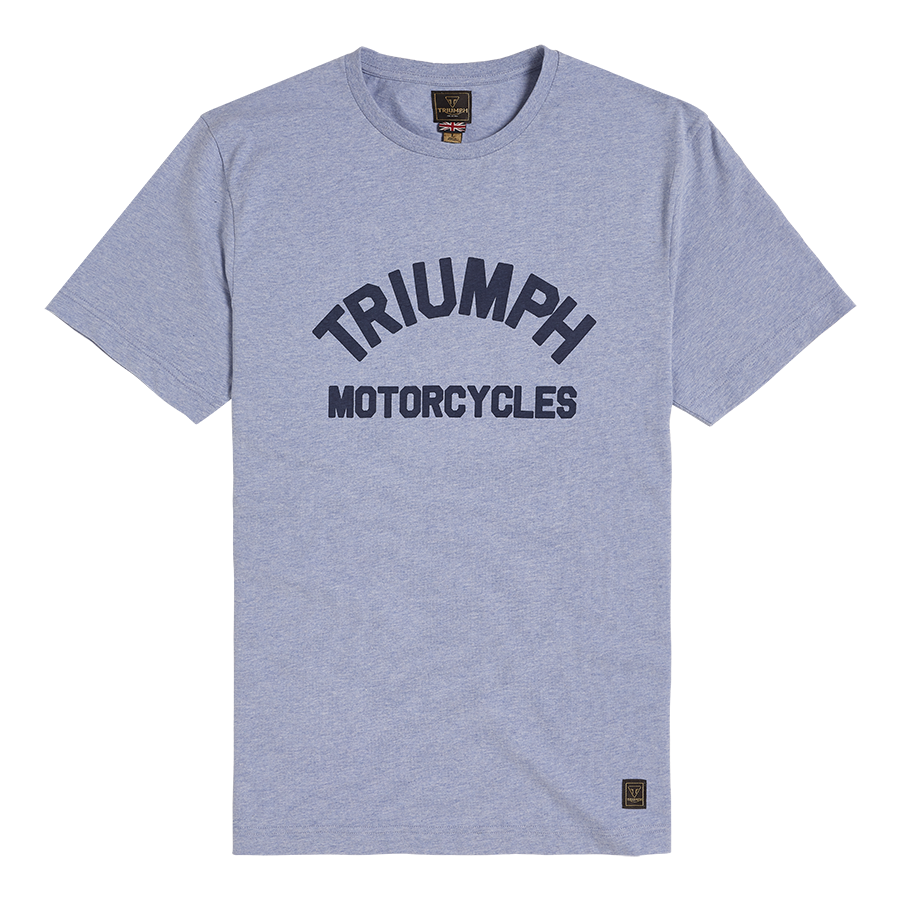 Triumph Burnham Blue Marle T-shirt