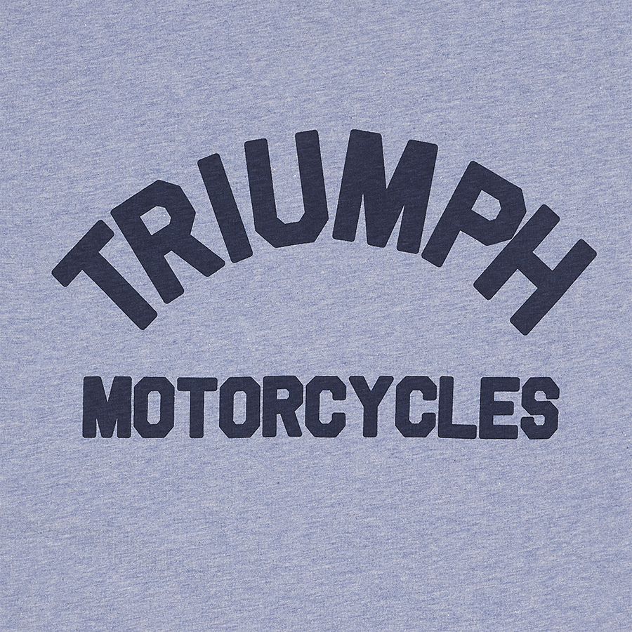 Triumph Burnham Blue Marle T-shirt