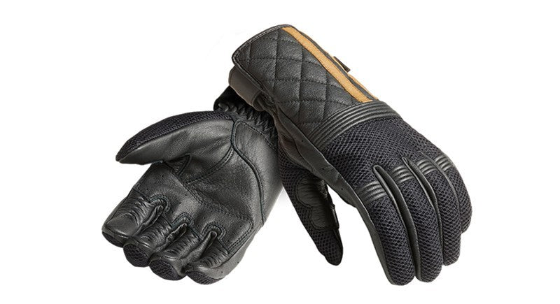 Triumph Sulby Mesh Glove - Black or Black with Gold Stripe