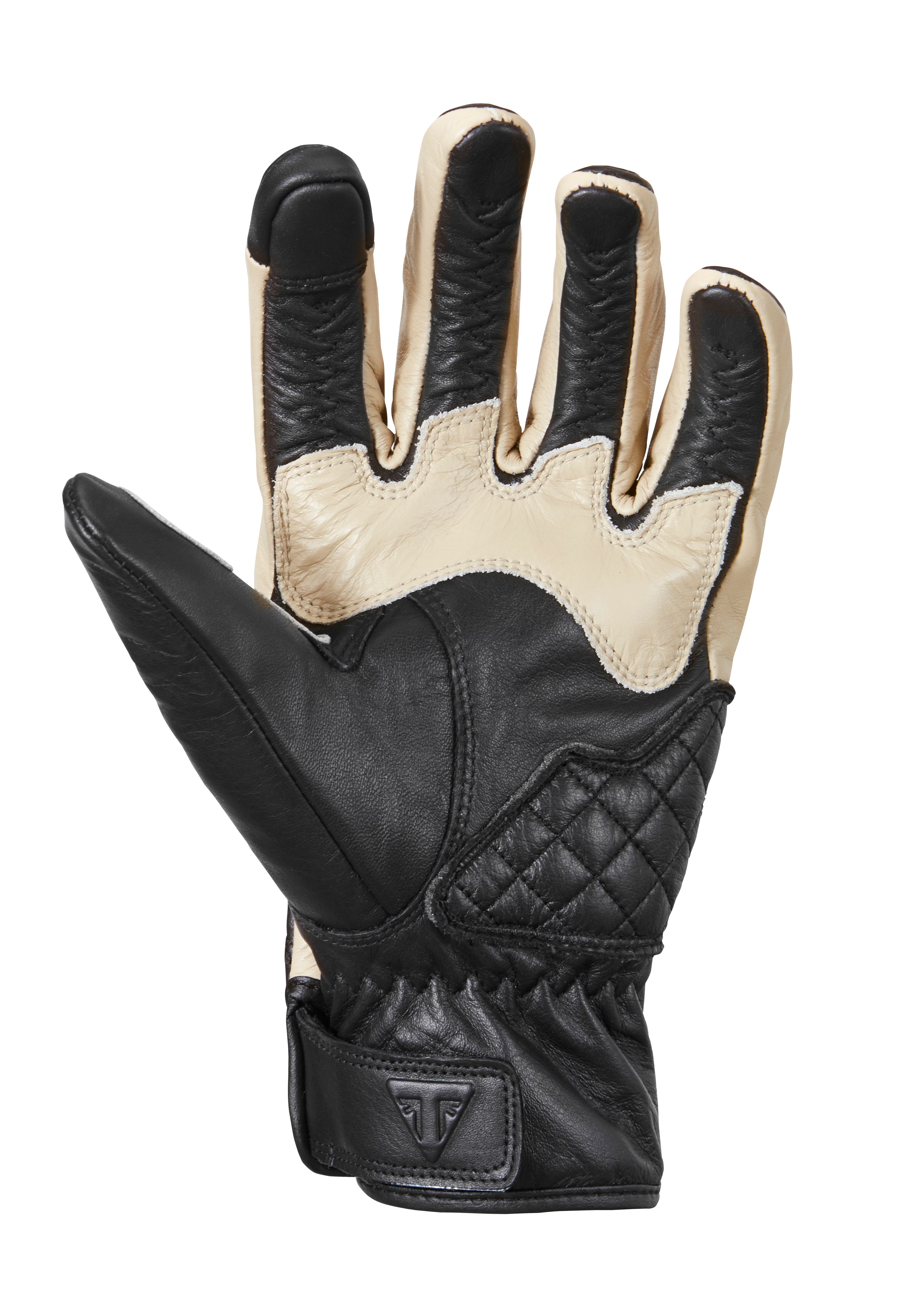 Triumph Mono Flag Leather Motorcycle Gloves