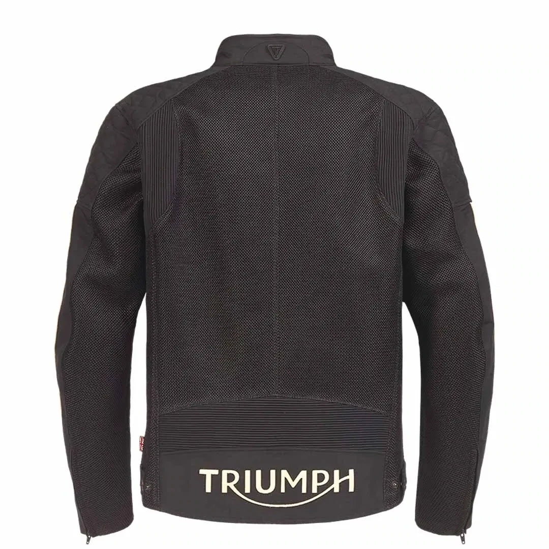Triumph Braddan Retro Mesh Jacket in Black