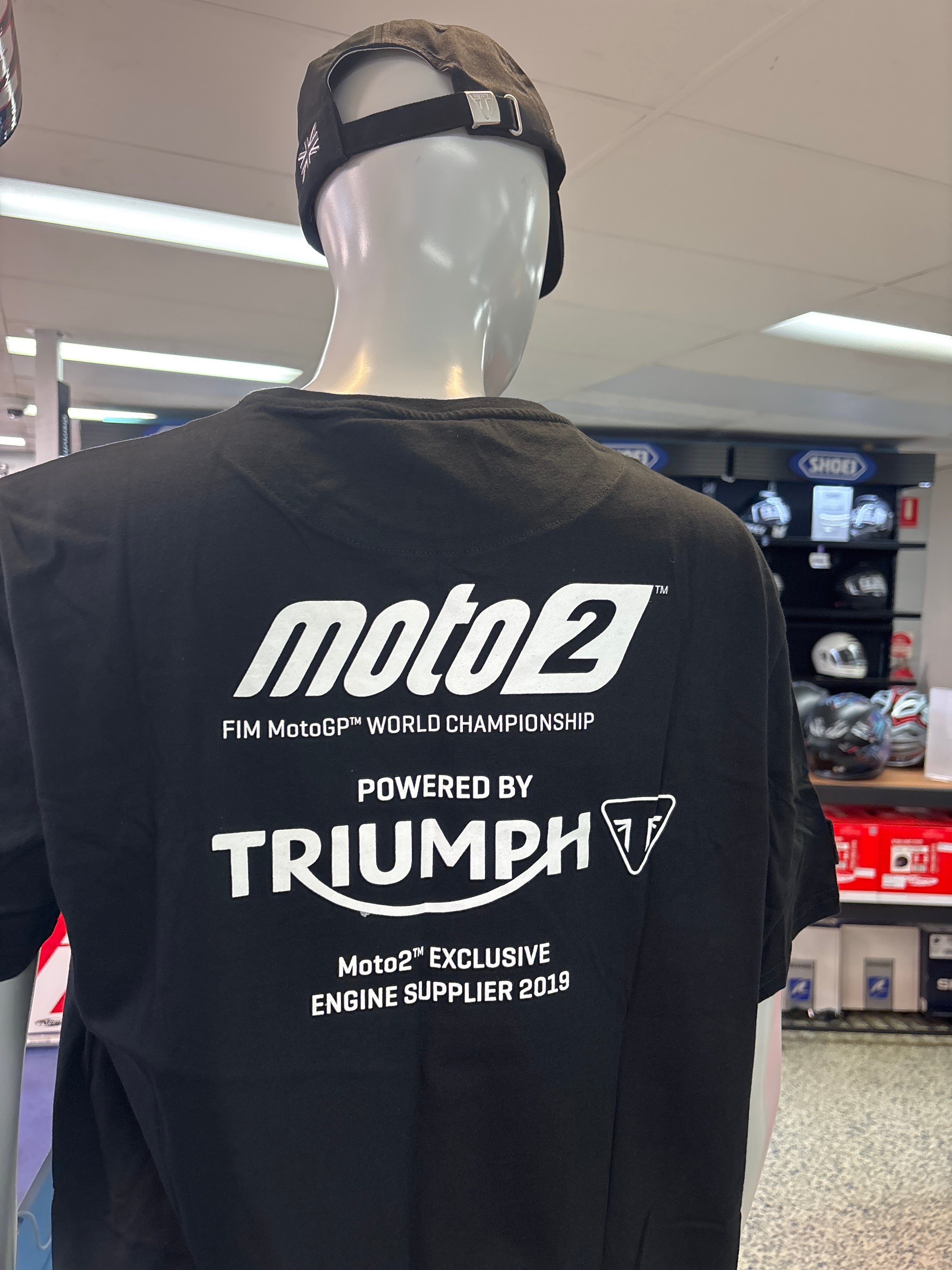 TRIUMPH MOTO 2 HAT AND T-SHIRT COMBO -$59