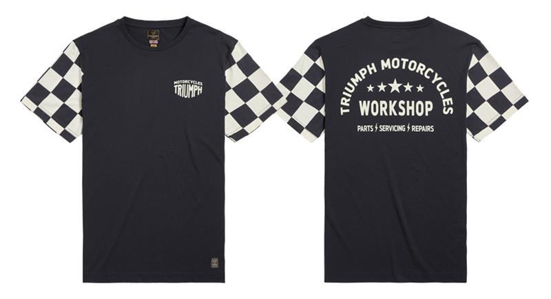 Triumph Preston T-shirt in Black/Bone and Bone/Black