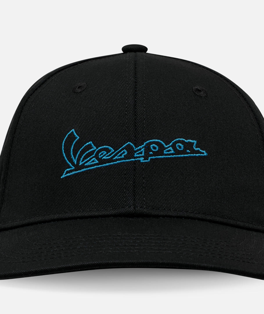 Vespa Baseball Hat - Black