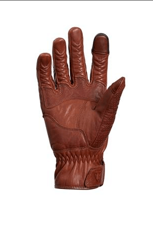 Triumph Banner Brown Leather Motorcycle Gloves