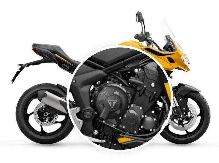 Triumph Genuine Engine Protector Covers - A9610765 (Street Triple, Tiger Sport 800, Trident 800)