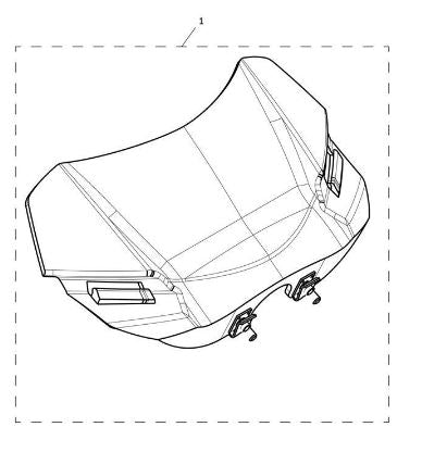 Genuine Triumph Flyscreen Visor Kit, Coated – A9708525