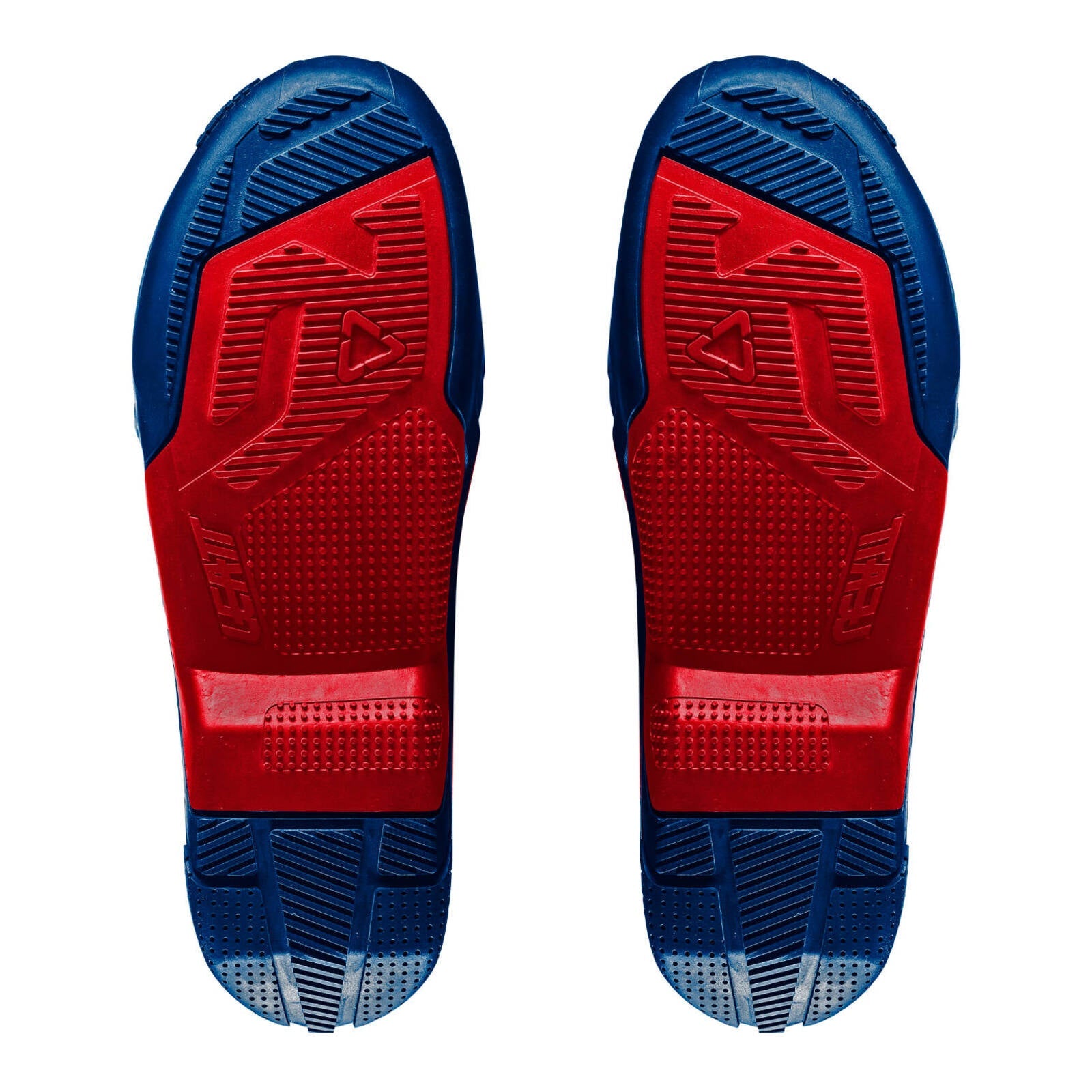 Leatt 4.5/5.5 Boot Outer Sole - Blue / Red [Pair]