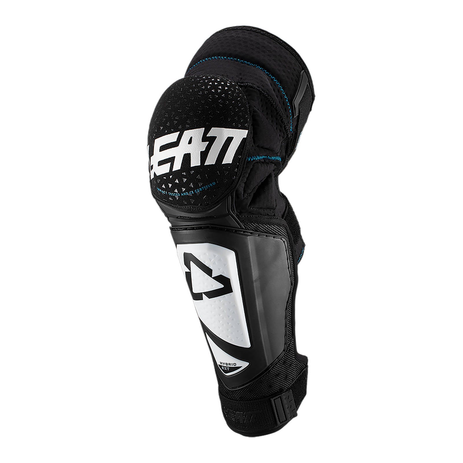 Leatt 3DF Hybrid Junior Knee & Shin Guard Exensiont - White / Black