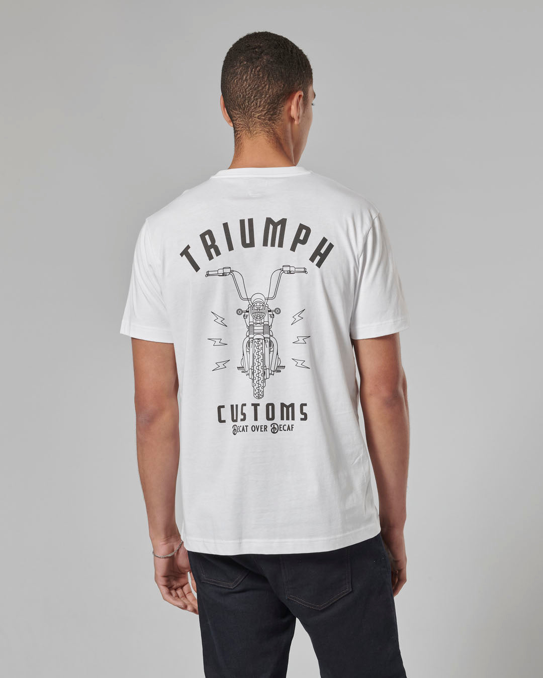 Triumph Ape T-shirt - Black or White - Mens and Ladies