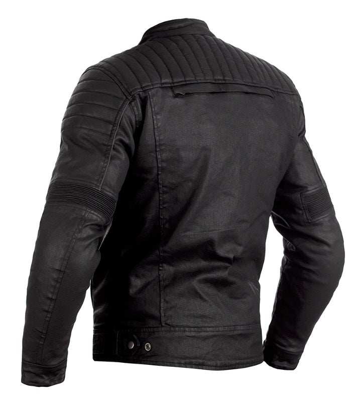 RST Brixton CE Waterproof Wax Jacket – Black - Reduced price!