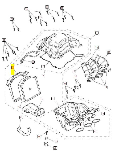 Genuine Triumph Air Filter Housing – T2202707