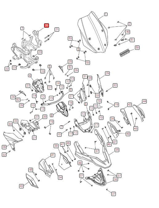 Genuine Triumph - Front Subframe to suit Tiger 1200 (T2309127)