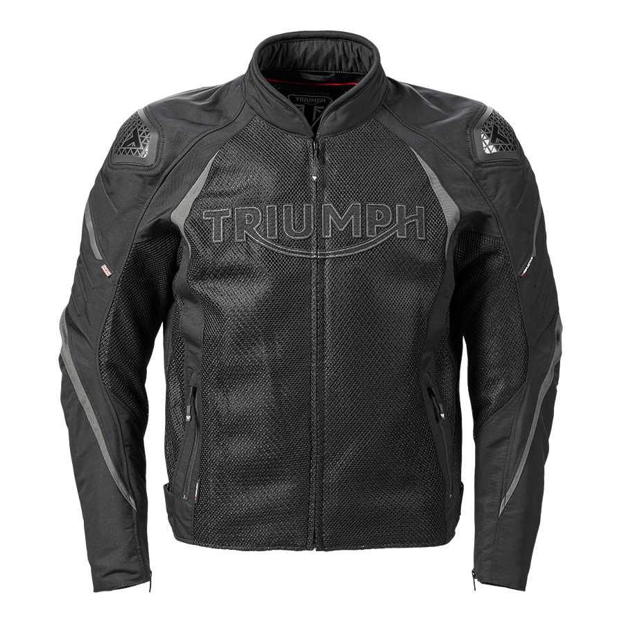 Triumph Triple Sports Mesh Jacket in Black